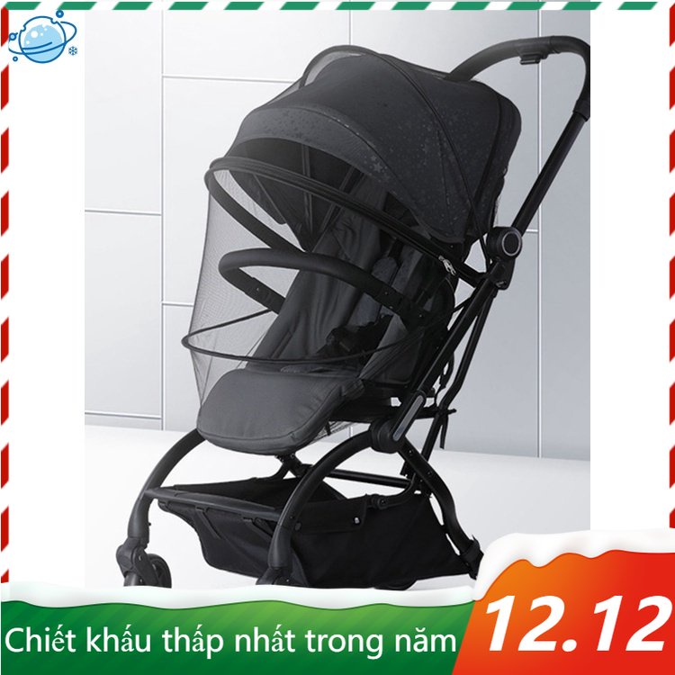 Màn che toàn diện chống muỗi có khóa kéo dễ sử dụng cho xe đẩy em bé