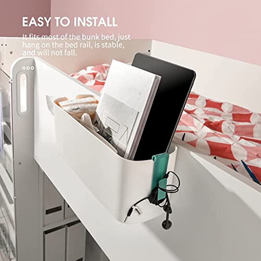 Giỏ Đựng Đồ Dùng Treo Cạnh Giường Không Cần Khoan Tiện Dụng Cho Nhà Bếp / Phòng Ngủ