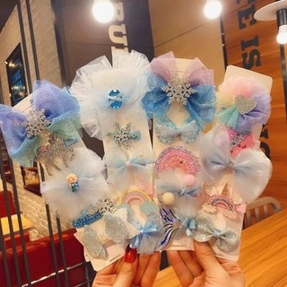 Set kẹp tóc công chúa 5 chi tiết cho bé yêu