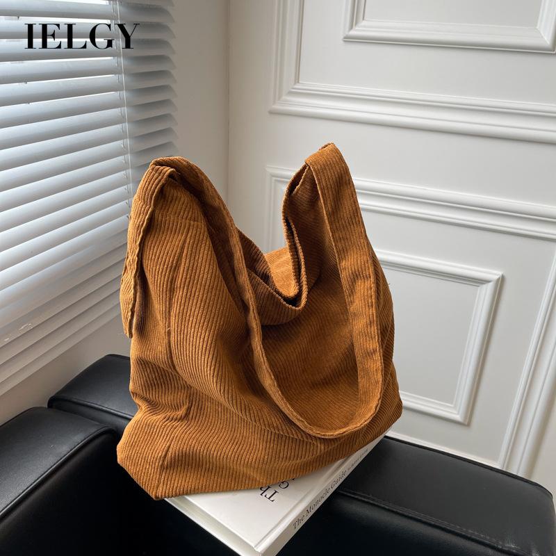 Túi Đeo Vai Cỡ Lớn Bằng Flannel Thiết Kế Đơn Giản Thời Trang Cho Nữ