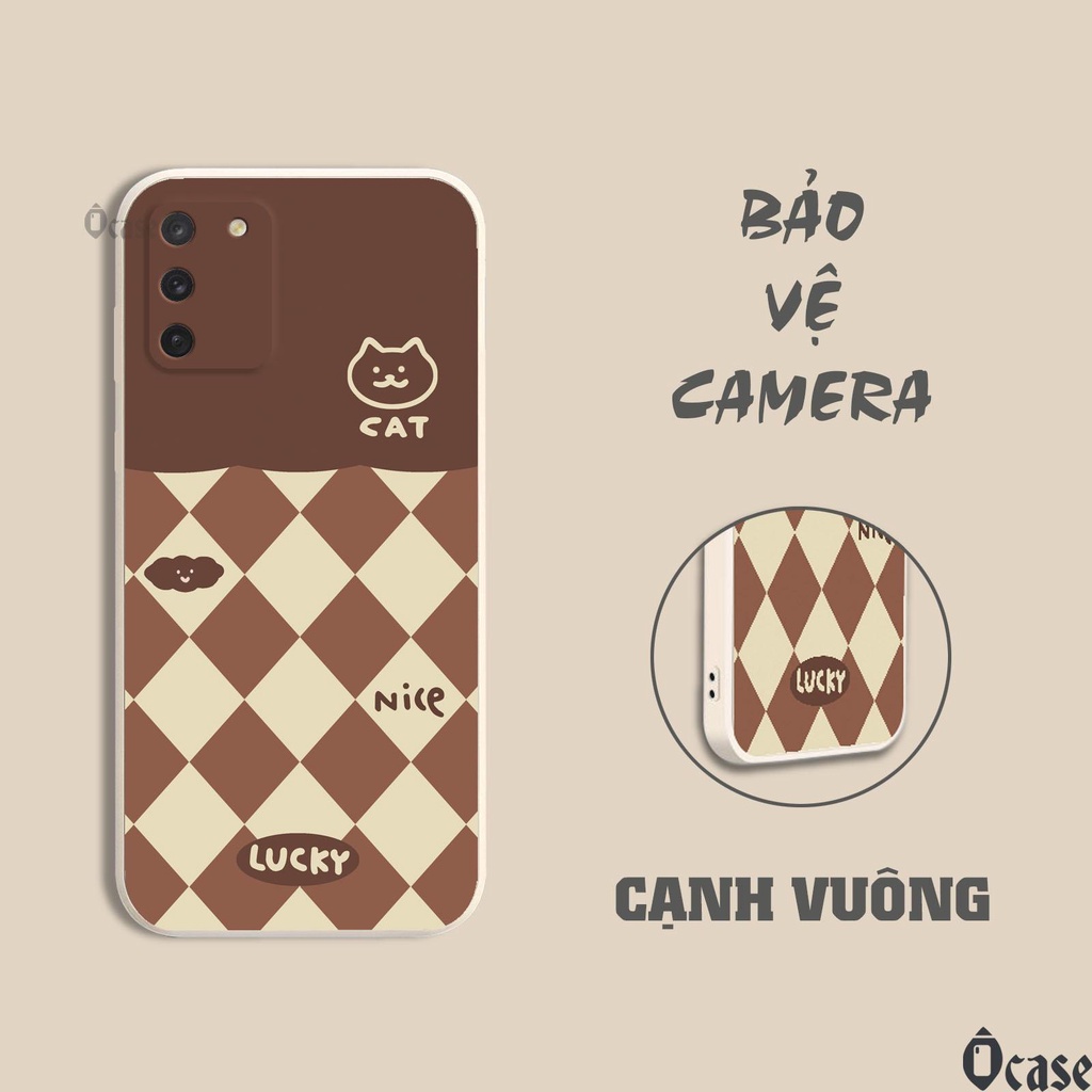 Ốp lưng Samsung S10 Lite / A91 in hình Mèo và Vịt vàng cạnh viền vuông có bảo vệ camera