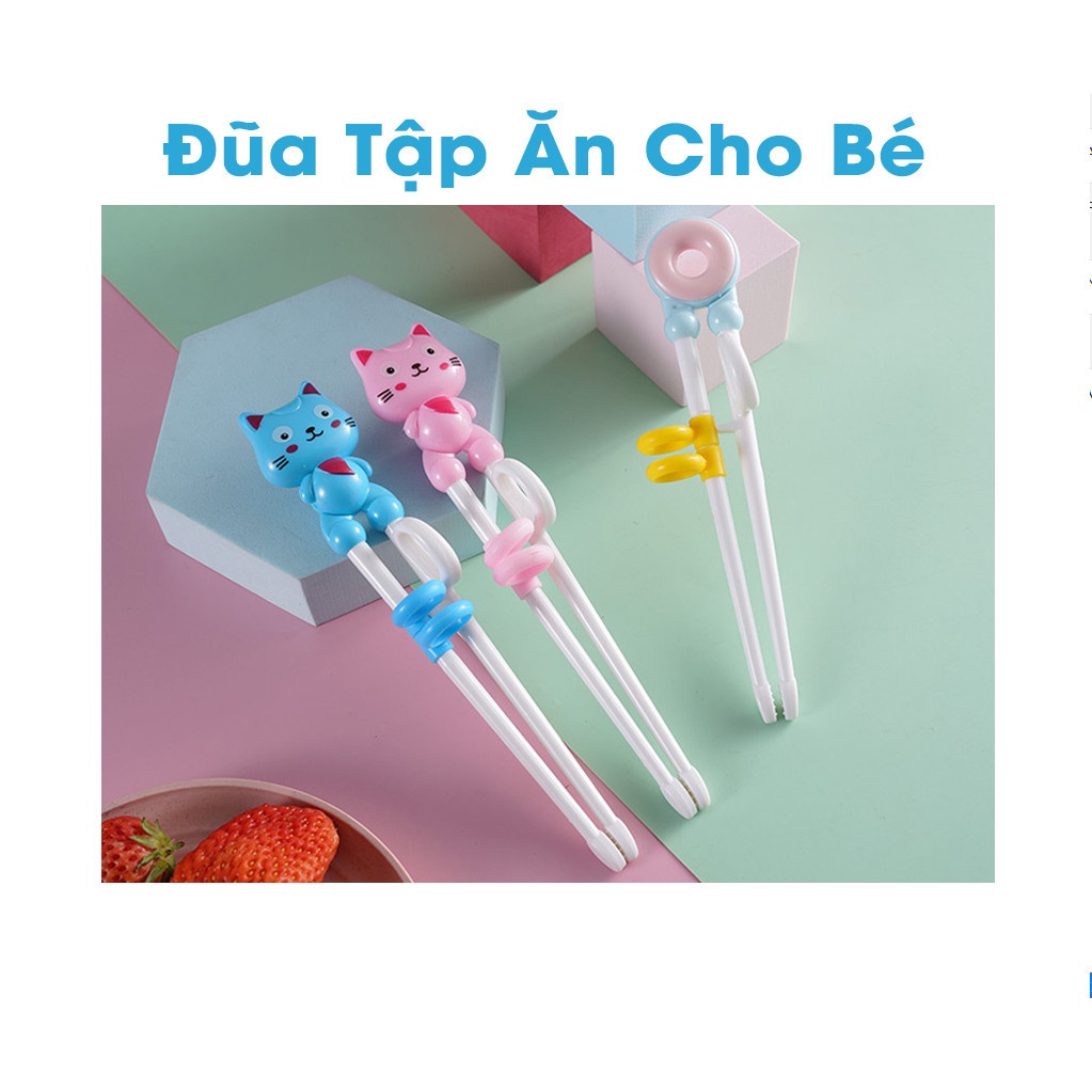 Đũa tập ăn xỏ ngón hình thú cho bé