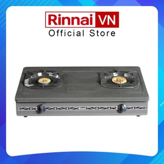 Bếp Gas Đôi Rinnai RV-375(G)N - Bếp Gas Mặt Men Đánh Lửa Magneto Nhạy Bén CÓ Đầu Hâm - Bảo Hành 2 Năm