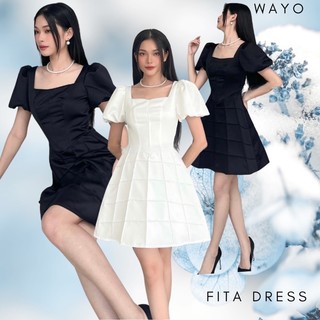 Đầm WAYO tay bồng xốp dập dạo phố dự tiệc sang trọng