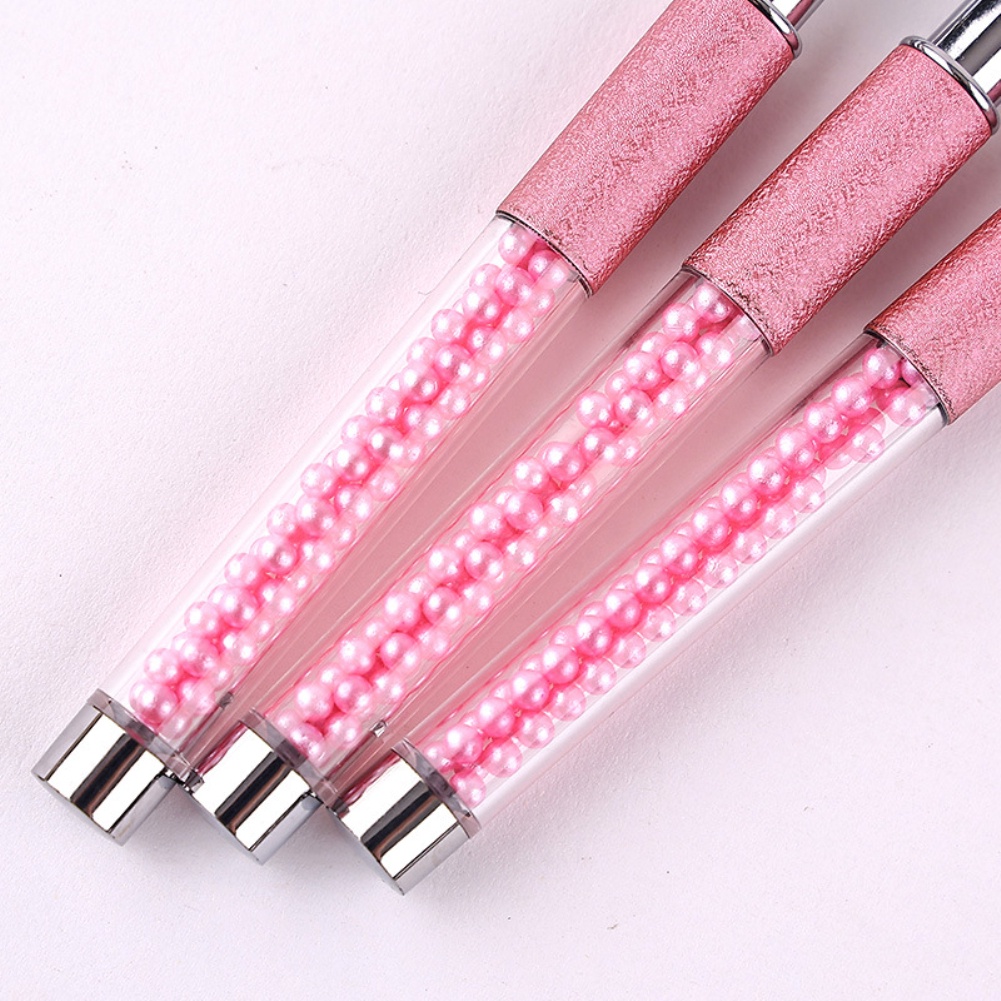 Bộ 16 cọ vẽ trang trí móng tay ANNIES toàn diện đầu dẹt ánh ngọc trai màu gradient