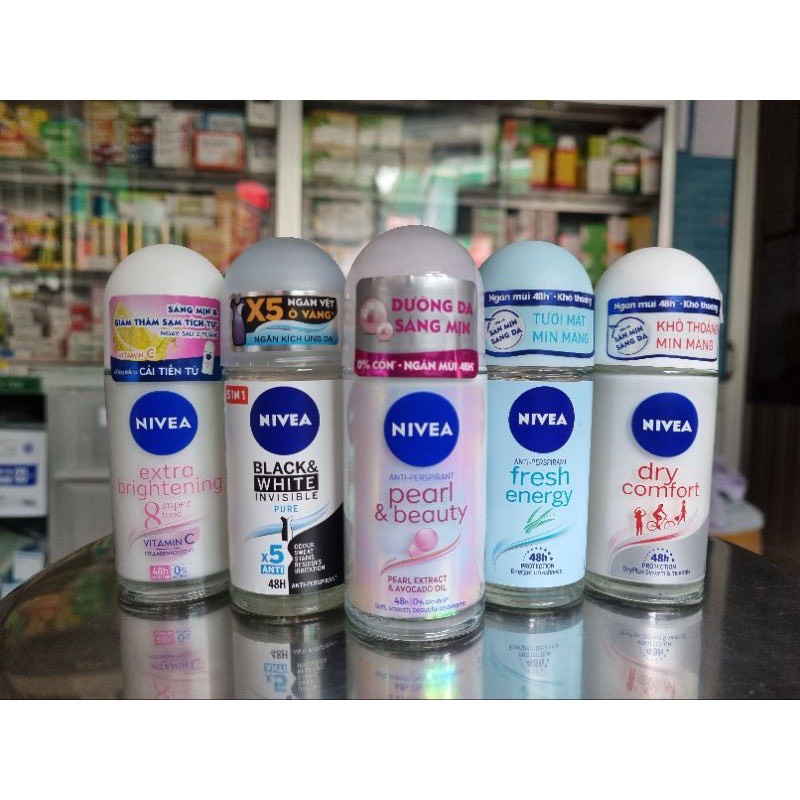 Lăn ngăn mùi NIVEA nữ chai 50ml