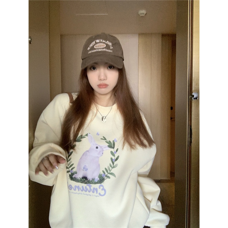 NRVP Áo Thun Nữ Dài Tay 100% Cotton Phong Cách Hàn Quốc Thời Trang Mới 2023