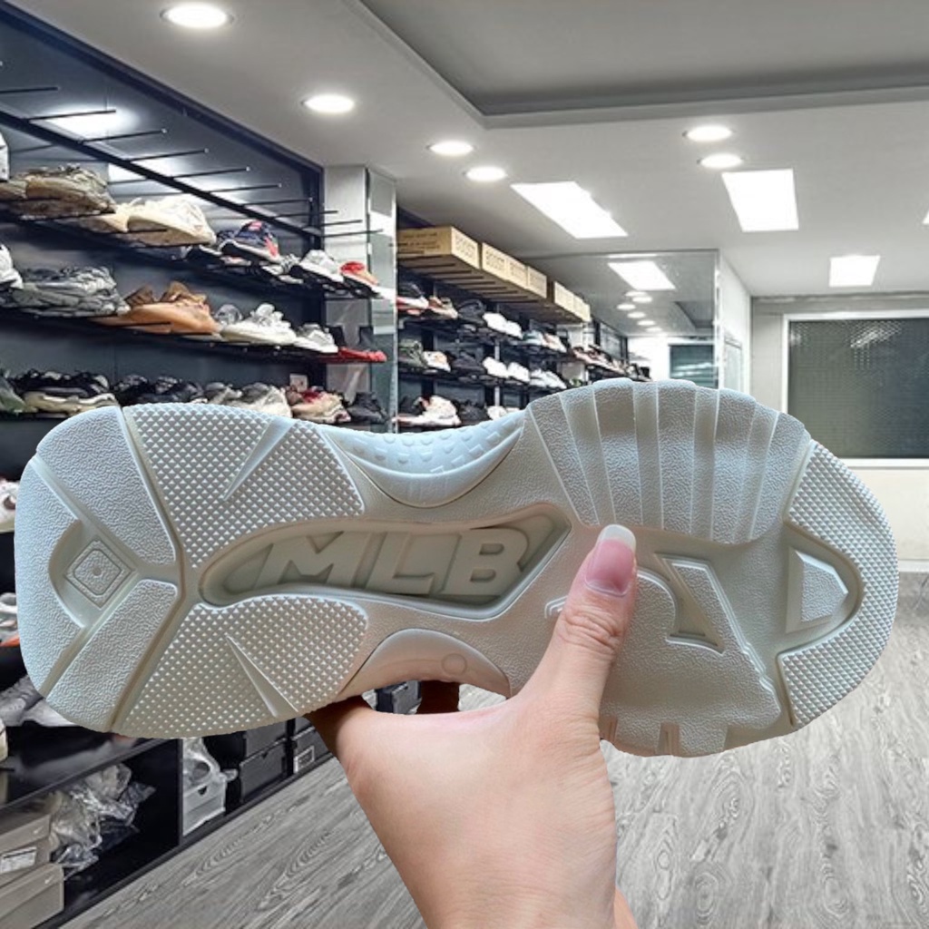 Giày 𝗠𝗟𝗕 BOSTON, MLB LA, MLB ĐẾ NÂU đen cổ thấp, giày mlb chuẩn S.cấp full phụ kiện