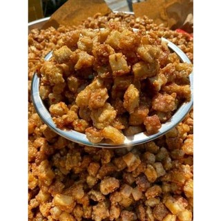 Tóp mỡ giòn da cháy tỏi
