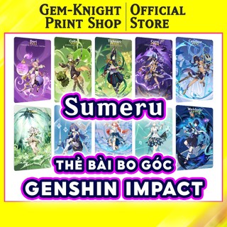 Card bo góc nhân vật genshin impact sumeru - thẻ bài nhân vật