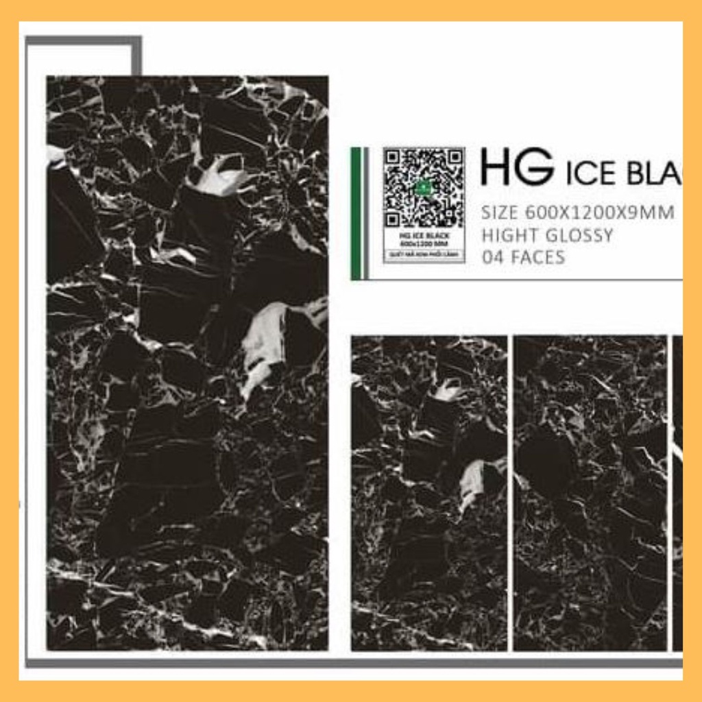 Mẫu Gạch Ấn Độ Men Kim Cương Đen Vân, Đen Chớp, Xám Vân Đá 60x120 Cao Cấp Sang Trọng