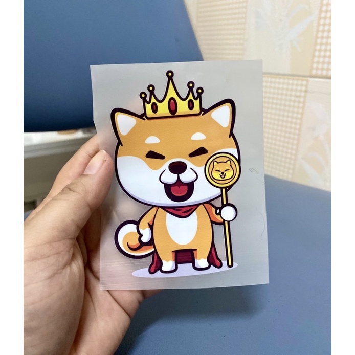 Hình dán nhiệt CHÓ SHIBA ép quần áo