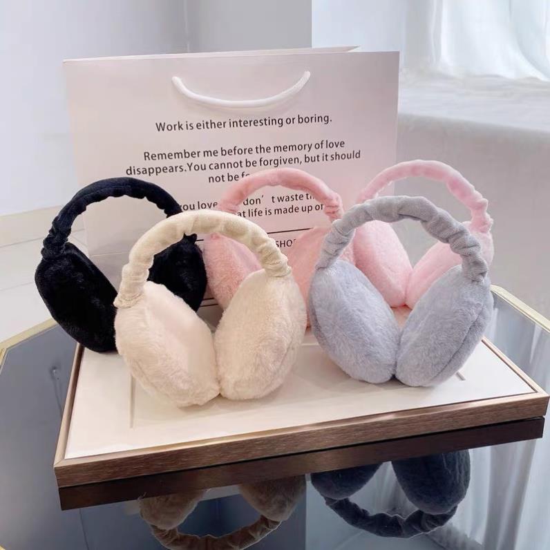 Bịt Tai Mềm Mại, Bông Chụp Tai Gấp Gọn Giữ Ấm Trong Mùa Đông,  Dành Cho Nam Và Nữ Dễ Thương Kitchee Cute