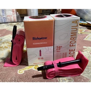 Ruột siêu nhẹ 700x23/32c van xe đạp 65mm & 85mm - ruột hồng siêu nhẹ ridenow
