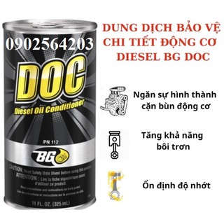 DOC - Dung Dịch Tăng Cường Nhớt Bảo Vệ Ô Tô Diese BG PN 229 Diesel Care 325ml - Chính Hãng