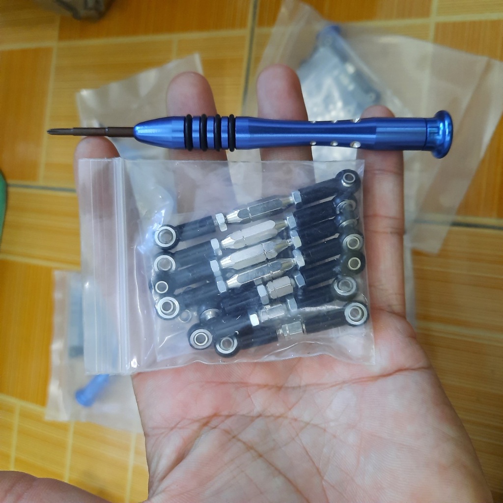 Bộ tay link kim loại cho xe điều khiển từ xa RC Wltoys 144001 124017 124018 124019