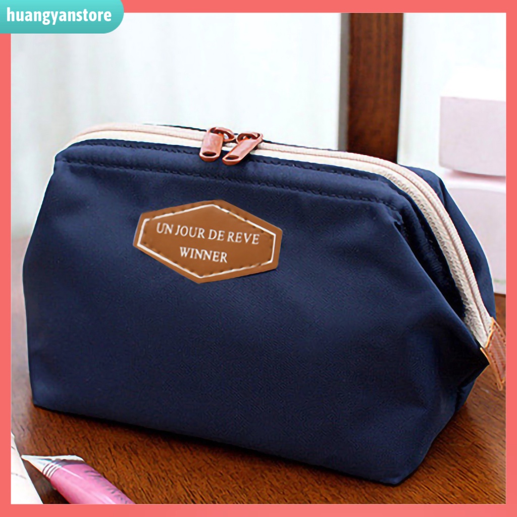 HY/ Túi khóa kéo đựng đồ trang điểm