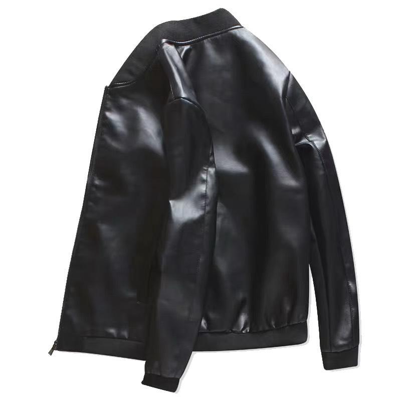 ÁO KHOÁC DA XỊN TRƠN KHÓA KÉO ĐỒNG NAM NỮ CAO CẤP BUBU SHOP