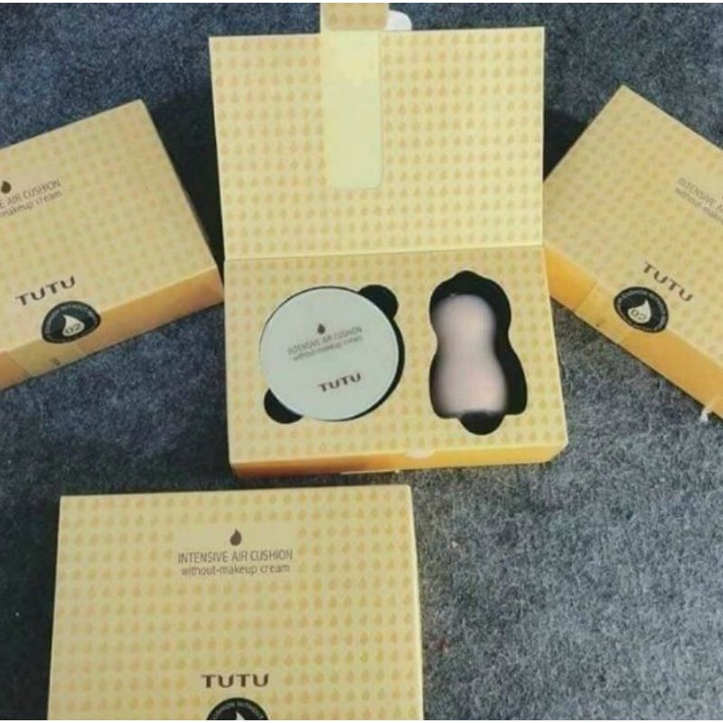 Phấn Nước trang điểm TUTU mịn da kèm bông tán kem Hồ Lô