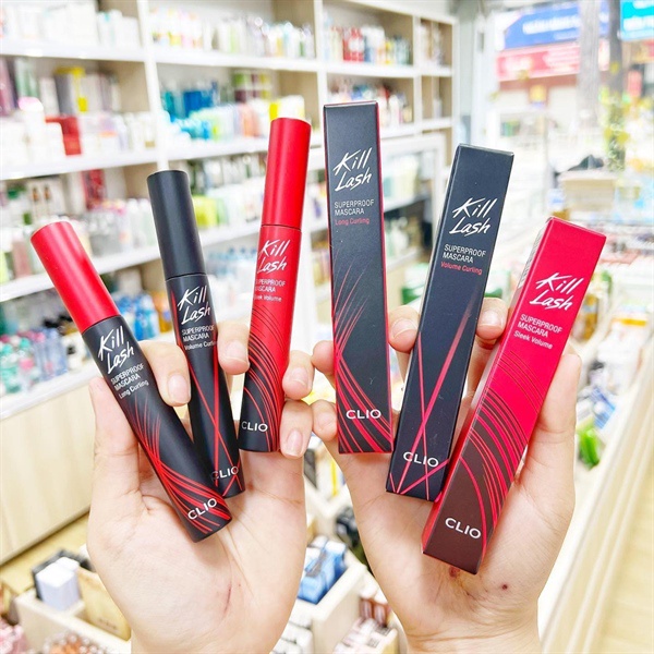 Mascara Làm Cong Mi, Chống Trôi Clio Kill Lash Superproof