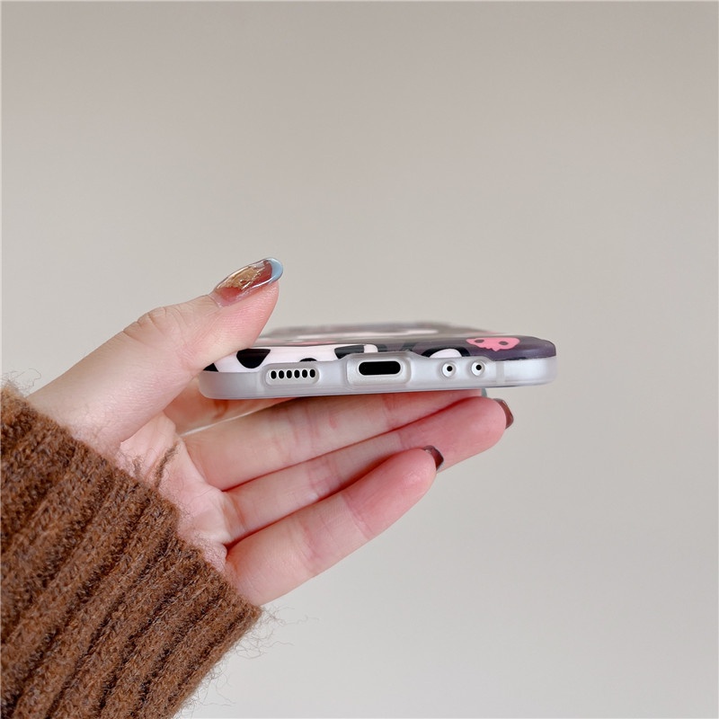 Hoạt Hình Bao Da Điện Thoại Nắp Gập Siêu Mỏng Chống Sốc Hình koulomi Dễ Thương Cho samsung galaxy z flip 4 z flip 5 z flip 4 flip 4 z flip 5 Ốp