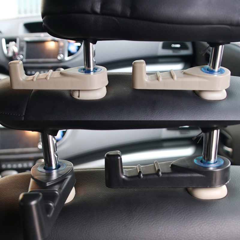 Móc Treo Túi Xách Gắn Sau Ghế Xe Hơi Hình Gấu Hoạt Hình Siêu Bền Tiện Dụng Cho Nữ