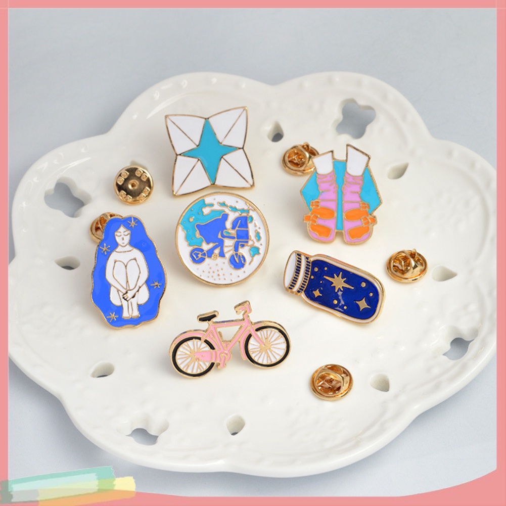 Ghim Cài Áo Hình Bình Nước Nhiều Màu Sắc Xinh Xắn Cho Nữ