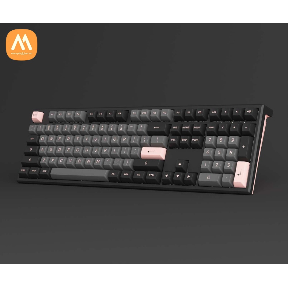 Bàn phím cơ AKKO MonsGeek MG108 Black&Pink