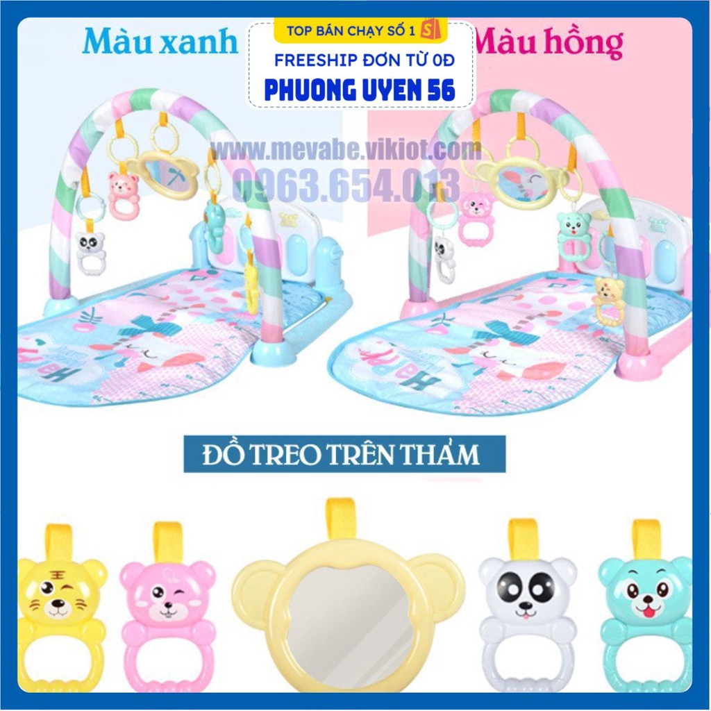 Sẵn hàng combo 10 thảm nhạc nằm chơi cho bé .