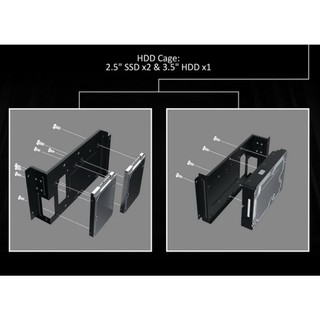 Vỏ Case XIGMATEK AQUA M BLACK