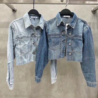 Khoác jean crop