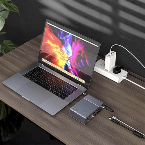 Cổng chuyển đổi HyperDrive 18-in-1 Gen2 USB-C Hub HD-G218 - Hàng chính hãng - 18 cổng chuyển nhanh chóng