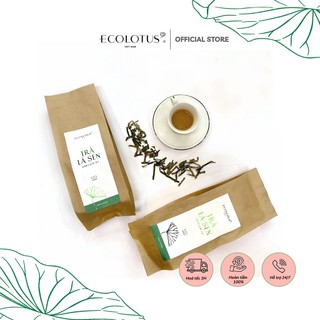 Trà lá sen ecolotus, giữ trọn hương vị lá sen tự nhiên theo công nghệ sấy lạnh đặc biệt, 100g.