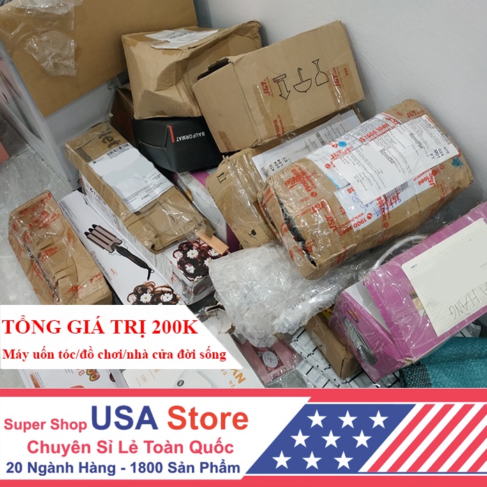 Combo Giá Trị >200K - Bao ~2kg Hàng Boom Trả Về Nội Địa - Nhà Cửa Đời Sống, Đồ Chơi, DỤNG CỤ UỐN TÓC