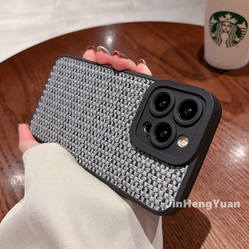 Ốp Điện Thoại Dẻo Kiểu Dệt Lưới Nhiều Màu Sắc Cho Iphone 14 13 12 11 X XS Pro Max XR