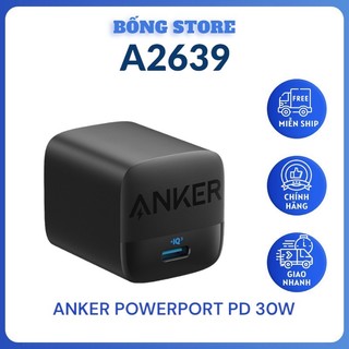 Củ sạc nhanh anker nano 2 30w iq 3.0 và pd/pps a2665 / a2146 / a2639 tương tích nhiêu thiết bị - bảo hành 12 tháng
