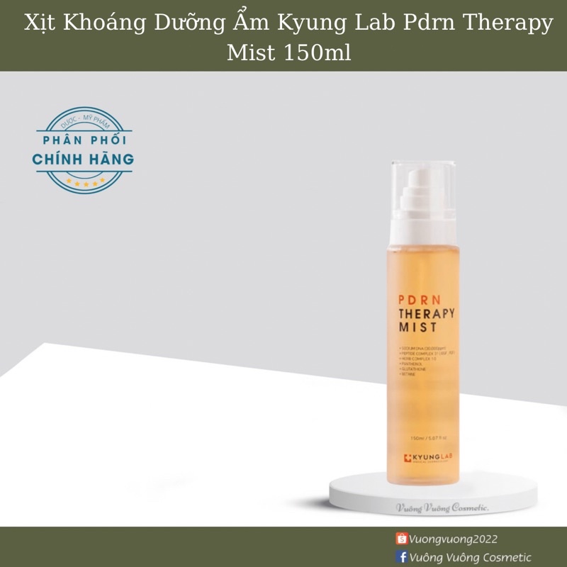 Xịt Khoáng Dưỡng Ẩm Kyung Lab Pdrn Therapy Mist 150ml
