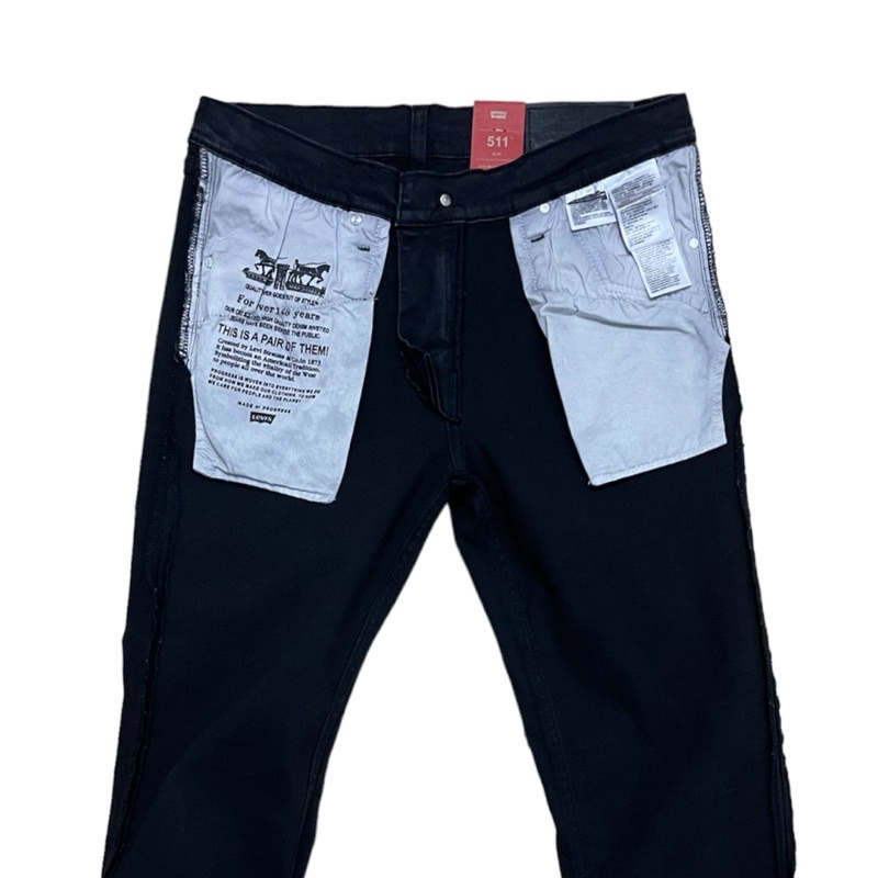 Quần jean nam đen Lv 511 slim fif co giãn phôm đẹp, Chất vãi cao cấp không xù lông không ra màu