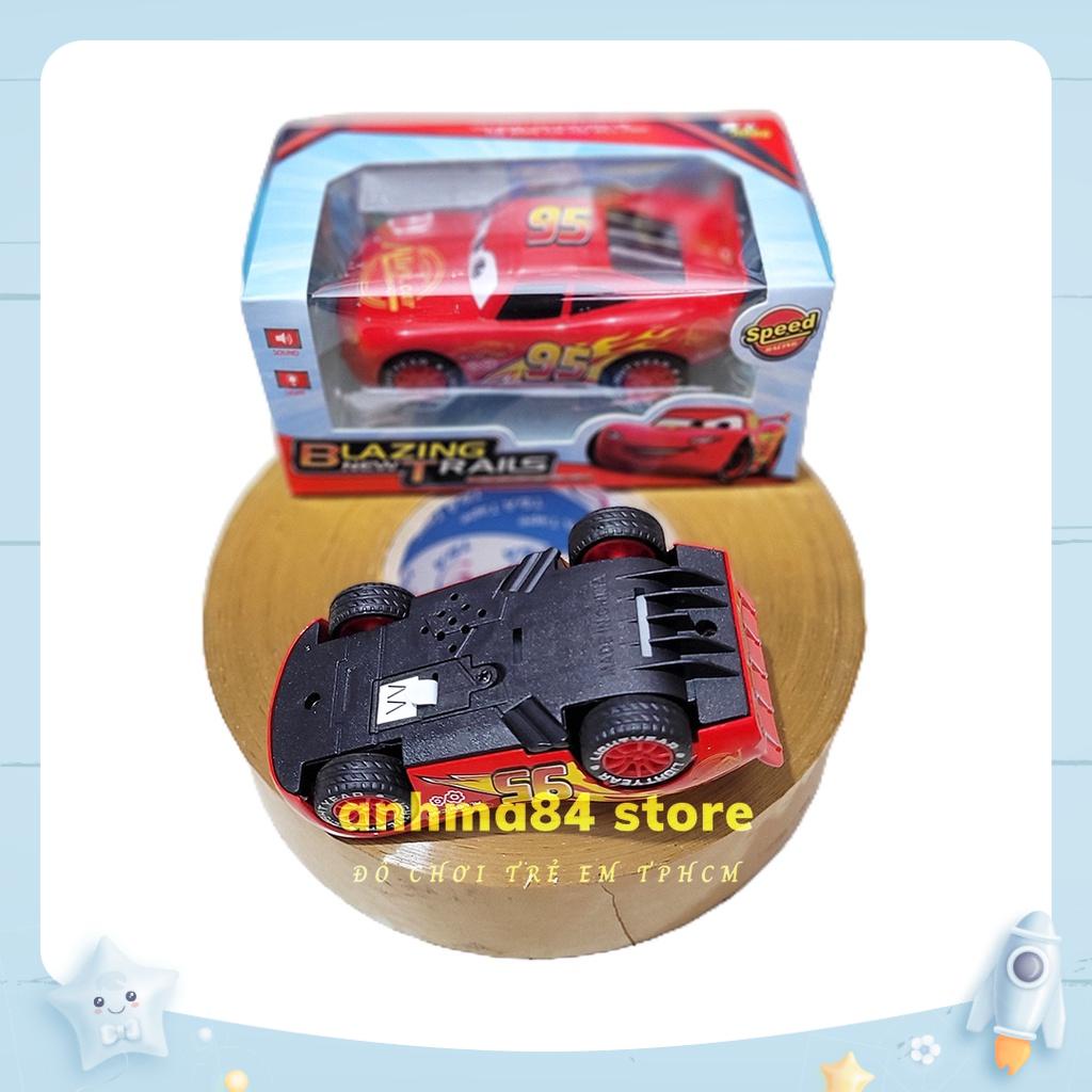 ĐỒ CHƠI MÔ HÌNH XE MCQUEEN BẰNG SẮT - CÓ PIN NHẠC ĐÈN, CHẠY TRỚN - anhma84 store tphcm