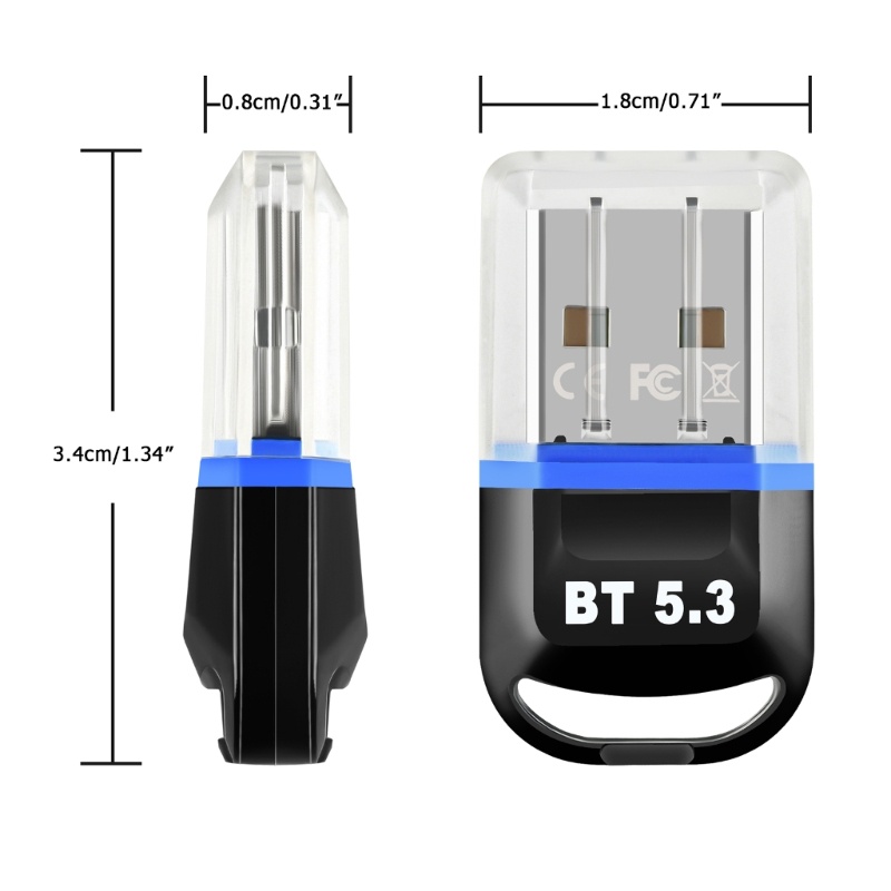 Usb Dongle 5.3 Nhận Tín Hiệu Âm Thanh / Chuột / Bàn Phím Bằng PC ez PC Usb 5.3