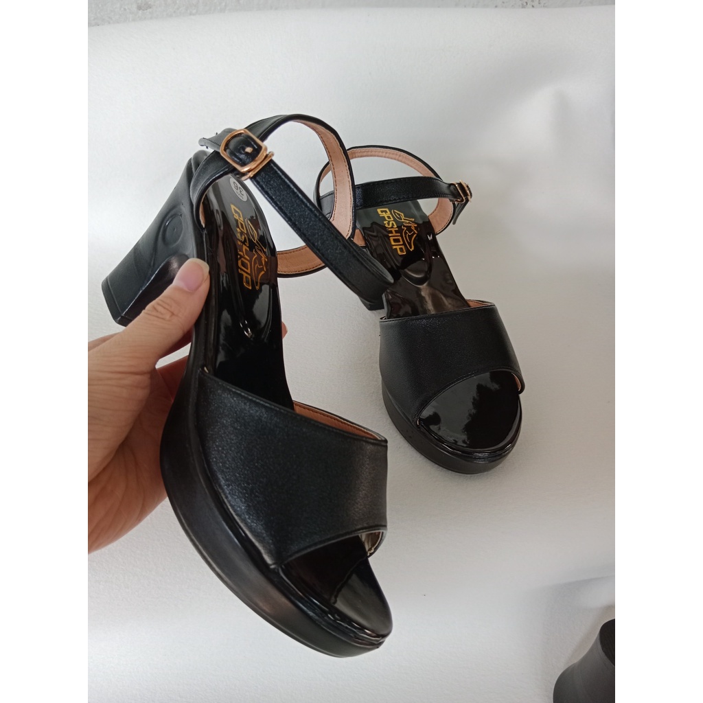 Dép Nữ cao gót ĐẸP mẫu bản mờ gót vuông 7 phân chắc chắn, Thời Trang hè KH-06 Trẻ Trung