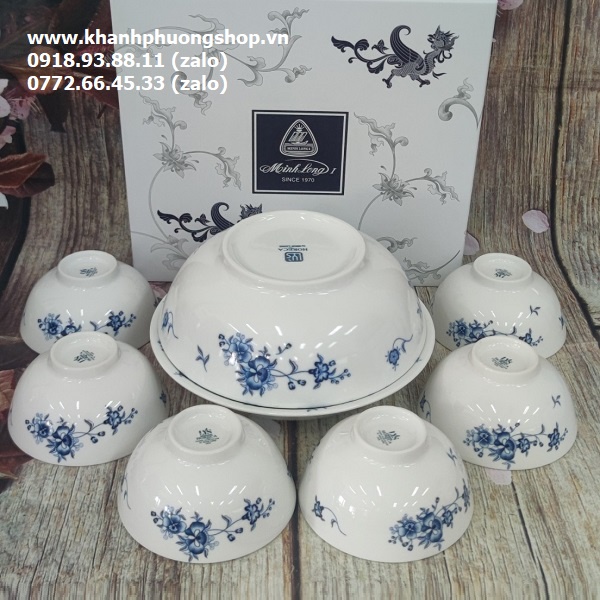 bộ chén tô dĩa sứ Minh Long Thanh Xuân - chén tô dĩa sứ minh long thanh xuân