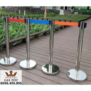 Cột chắn,trụ phân làn lối đi inox 2m