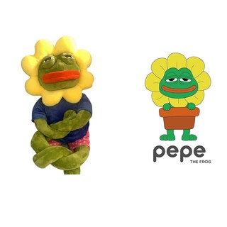 Đồ chơi nhồi bông hình ếch Pepe cho bé