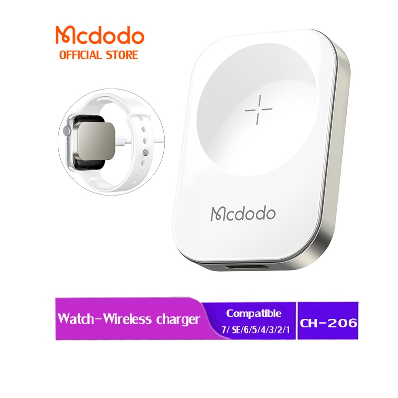 Đế Sạc Không Dây Mcdodo Cho Đồng Hồ Thông Minh 7 / SE / 6 / 5 / 4 / 3 / 2 / 1 CA-206