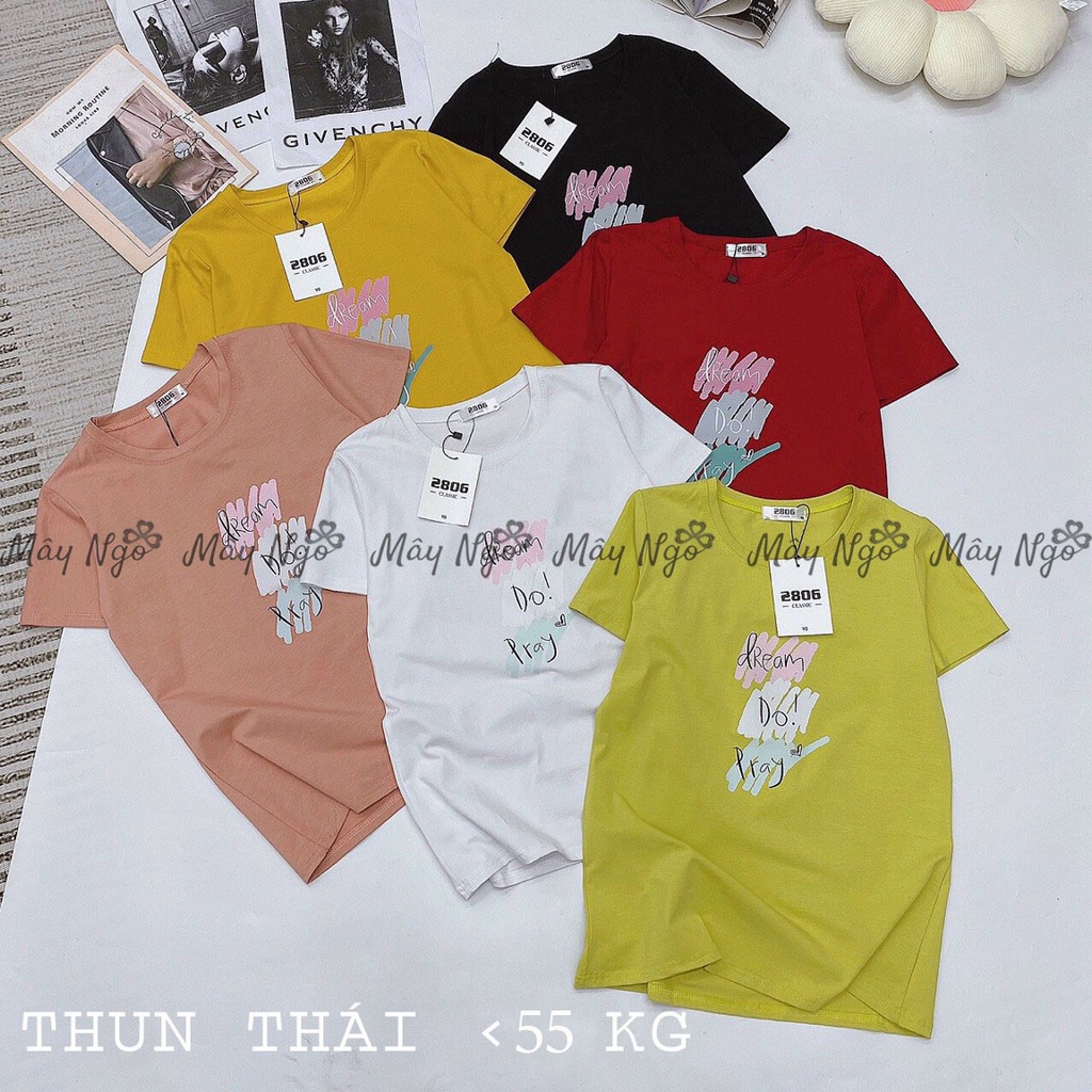 Áo thun nữ thun thái vải mềm mịn thoáng mát