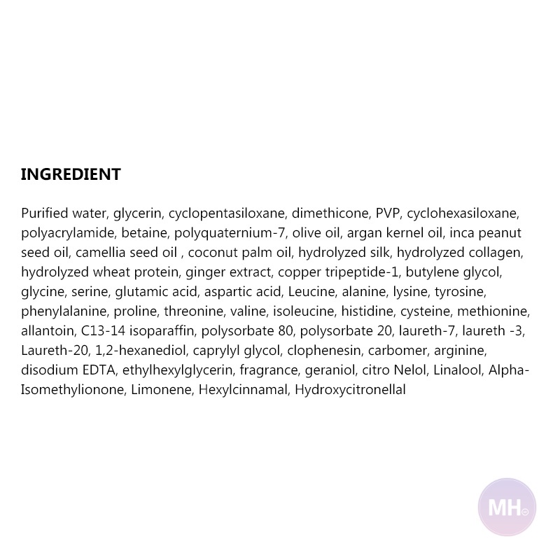 Daleaf Glam Curl Cream 150ml / Volume Wave Hair Essence