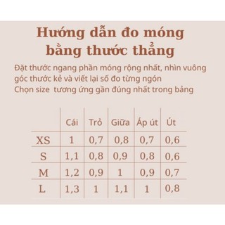 Nail box - Thiết kế móng up hình thật 100%(M125)