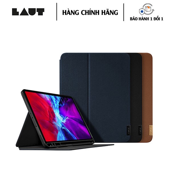 Ốp lưng iPad Pro 12.9-inches LAUT PRESTIGE Folio (2018~2021) Được sản xuất từ chất liệu nhựa cao cấp