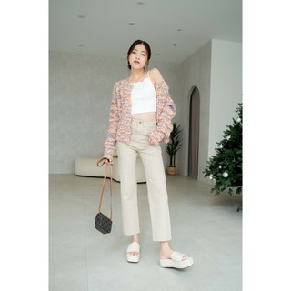 LENCLOTHING Quần jeans nữ 9184-9185 - Quần jeans suông basic